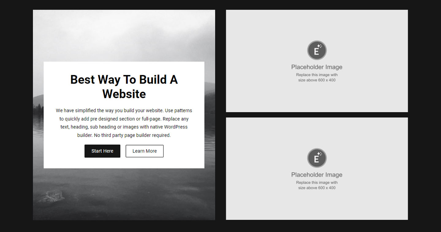 Content WordPress Pattern 326